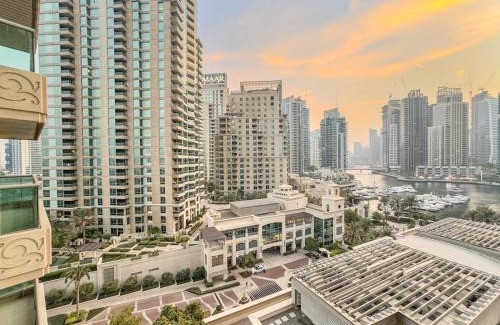 Al Nahda 2 Apartment | FIRST CLASS 2BR Marina Luxe Views