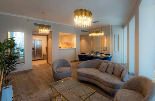 Sheikh Zayed Road Apartment | FIRST CLASS | 3BR | DUBAI SKYLINE & SEA view