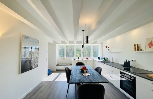 Prora Apartment | Fischerloft: Charming oasis in the heart of Prora, with sauna & sea view!