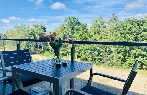 Prora Apartment | Fischerloft: Charming oasis in the heart of Prora, with sauna & sea view!