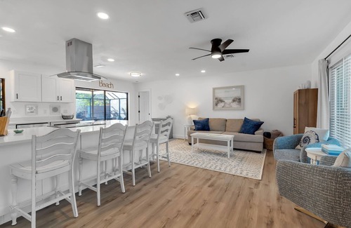 Whitfield House | Five Palms Sarasota Home - Fully Renovated, Heated Saltwater Pool, Near Beaches
