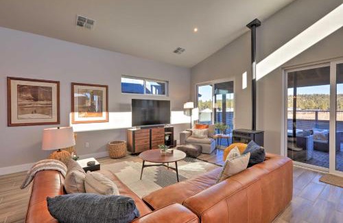 Flagstaff House | Flagstaff Home with Patios and Mount Humphries Views!