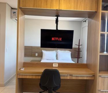 Plano Diretor Sul Apartment | FLAT ACONCHEGO, no centro, perto de tudo, linda vista!