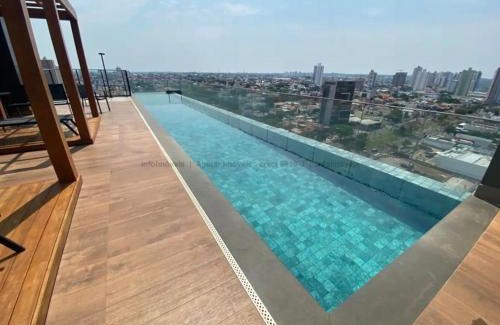 Jardim dos Estados Apartment | Flat Alto, Completo e com Linda Vista no Vertigo