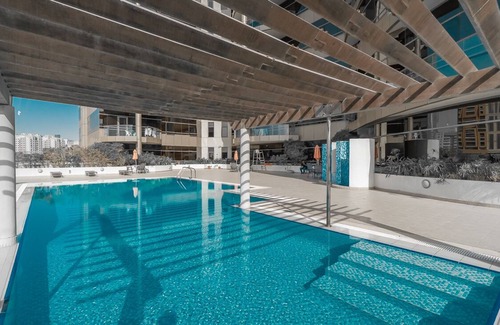 Dubai Apartment | Flat with swimming pool in Burj Al Nahda