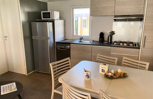 LʼAiguillon-sur-Mer House | Flower Camping Le Pré des Sables * - Homeflower Premium 3 bedrooms 35m2 + TV 8 people
