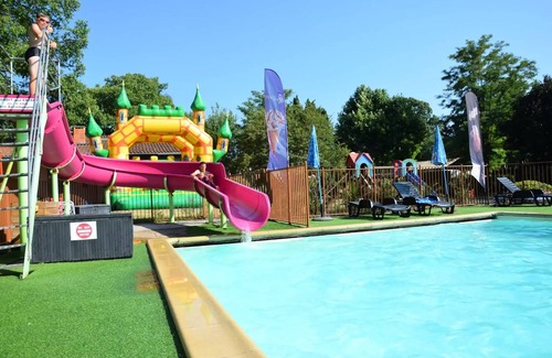 Rieux-de-Pelleport House | Flower Camping LES MIJEANNES * - Mobile home Comfort 32m2 3 bedrooms + TV 6 people