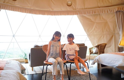 Futo Cabin | For 3 people 7m dome tent C overlooking Sagami B/Ito Shizuoka