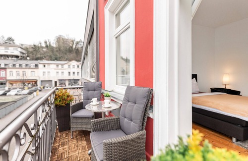 Bad Ems Apartment | For two people with show kitchen and balcony