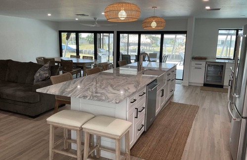 Iona House | Fort Myers Renovated Luxury Waterfront 3 bed 3 bath with heated pool
