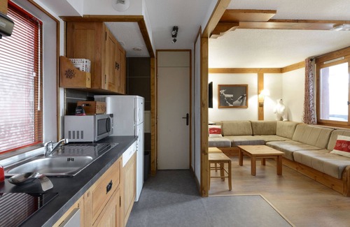 Montchavin Apartment | Renovated apartment near slopes with balconies, 3 BR, 10 pers