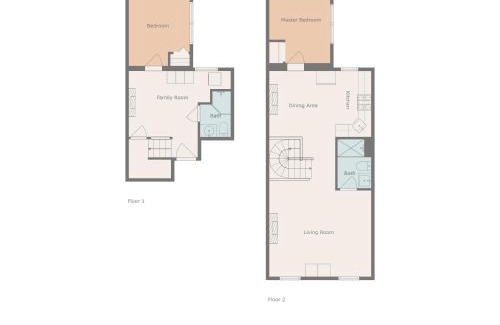 Hoboken Apartment | Free Parking -2BR,2Bath, 4Beds, Sleeps 6, 10 Min to NYC, 10 Min to Path