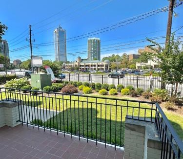 Garden Hills Apartment | Free Parking, 75 inch TV, king Bed in Buckhead