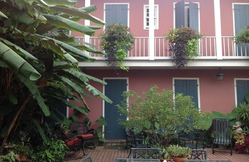 French Quarter Condo | French Quarter Early Creole Slave Quarter, Balcony, Courtyard.