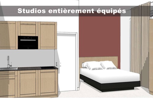 Cholet Apartment | Fully equipped 3-star rated modern air-conditioned apartment