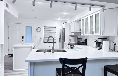 Cocoa Beach Condo | Fully Remodeled 2-Bedroom Condo with Open Layout and Luxury Master Suite