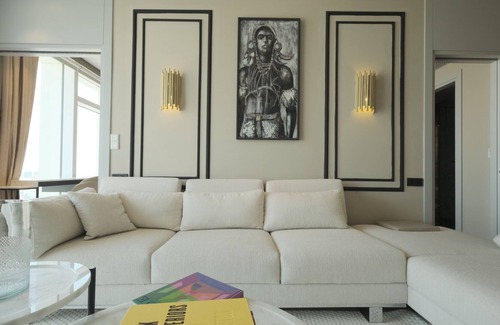 Esentepe Apartment | FURNISHED 1+1 LUXURY APARTMENT WITH EXTRA 2 DOUBLE BEDS