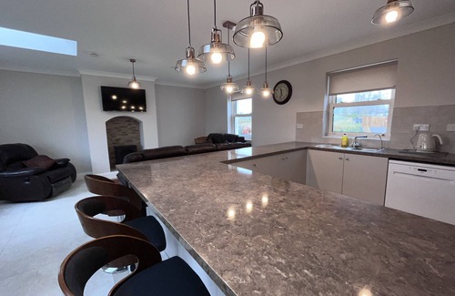 County Galway House | Galway: New Athenry House overlooking The fields o