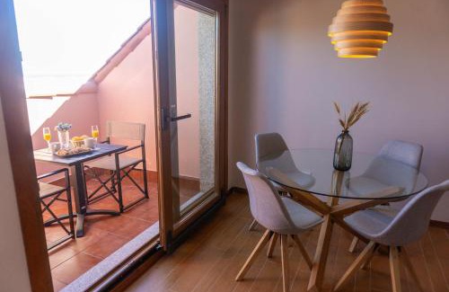 Malpica de Bergantinos Apartment | GARA MALPICA, terraza al mar