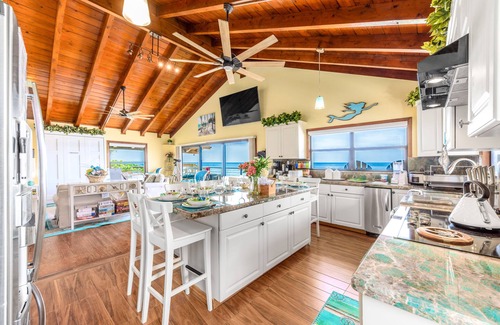 Stuart House | Gemini Beach: 7 BR/4.5BA FL Beach House on 2 beaches, 2 Heated Pools + Dock!