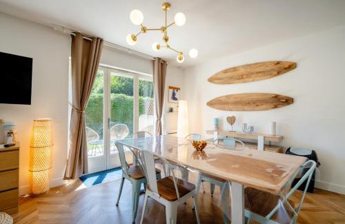 Saint-Josse Apartment | Gite La Goutte d'eau - Baby foot - 6 personnes LITS King & Queen size - Terrasse Vue étang