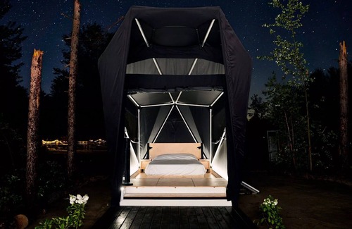 Kalispell Cabin | Glamping Near Glacier & Whitefish, 80 Acres, River Access,360 Mtn Views: Tent C4