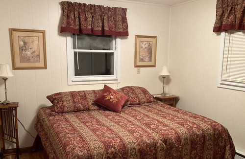 Sylva House | Glorious Mountain View’s, private serenity with fireplace and covered deck.