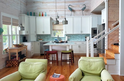 Isle of Palms House | Goat Island home on the Intracoastal Waterway w/Dock. BOAT ACCESS ONLY!
