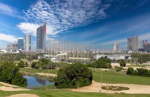 Emirates Hills 2 Apartment | Golf-course view 3BR apartment in Vida, The Hills by Rich Stay