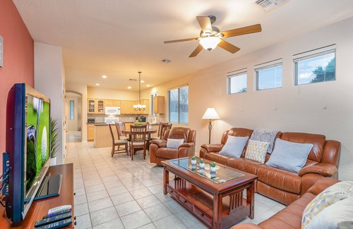 Legacy House | Golf Front Home with Mountain Views, Heated Pool, Fun Game Room, BBQ, VR Tour