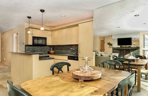 Aspen Condo | Gondola Plaza adjacent with treehouse views over Aspen