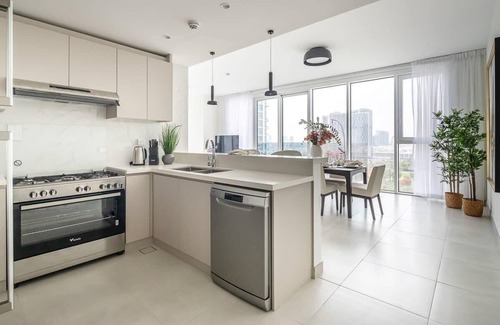 Bur Dubai Apartment | Gorgeous 2BR Close to Metro w/Dubai Frame Views!