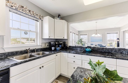 Yaupon Beach House | Gorgeous 2nd Row Home with Amazing Ocean Views, 2 Large Decks, Dog Friendly, Sleeps 12
