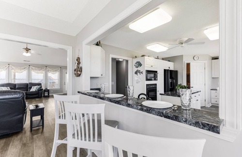 Yaupon Beach House | Gorgeous 2nd Row Home with Amazing Ocean Views, 2 Large Decks, Dog Friendly, Sleeps 12