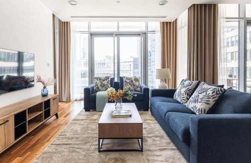 Bur Dubai Apartment | Gorgeous 3BR in DIFC w/ Large Balcony & City Views