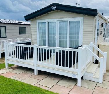 Hopton on Sea Other | Gorgeous 7 Berth Caravan With Decking And Full Seaviews At Hopton Ref 80053S
