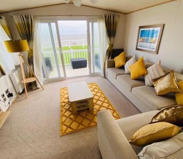 Hopton on Sea Other | Gorgeous 7 Berth Caravan With Decking And Full Seaviews At Hopton Ref 80053S