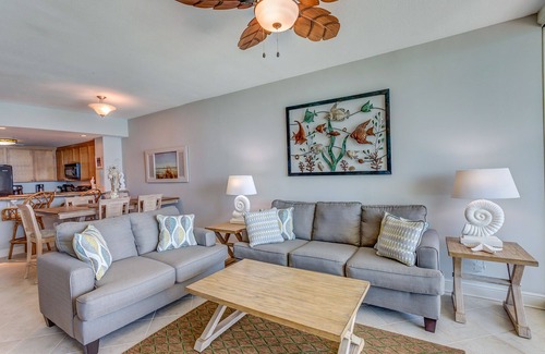 Panama City Beach Condo | GORGEOUS AQUA 2 BR 2 BATH W/BUNK. MASTER ON THE GULF! BEACH CHAIRS INCLUDED.