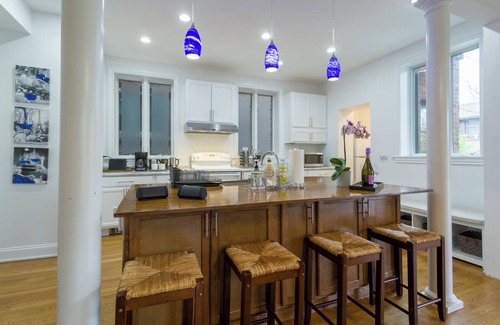 Hyde Park House | Gorgeous historic mansion on UChicago campus. Renovation with original detail.