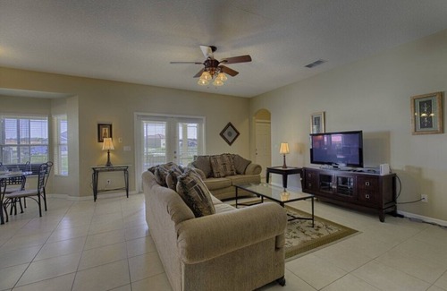 Buena Ventura Lakes Villa | Gorgeous home with pool, game room, hot tub and near golf course!