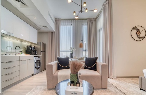 Dubai Production City Apartment | Graceful Studio at Mesk 1 Midtown Dubai Production City by Deluxe Holiday Homes
