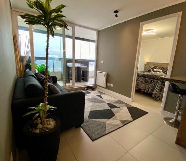 Concon Apartment | Gran Vista al Mar Moderno Depto Costa Montemar