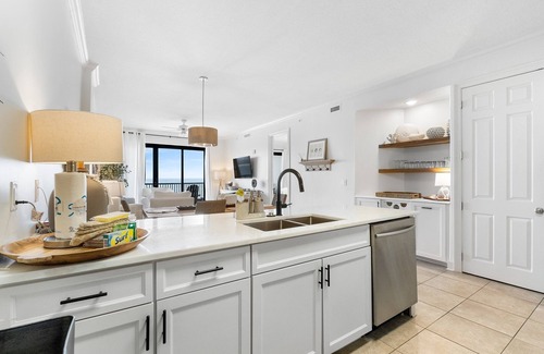 Orange Beach Condo | Grand Pointe 401- Beachfront with Gorgeous Views of Perdido Pass!