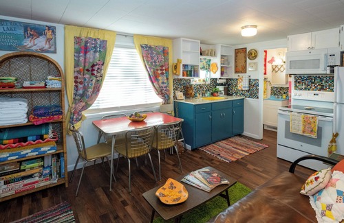 Kimberling City Cabin | Grandma's Groovy Retro Lakefront Cabin near Branson and Silver Dollar City!