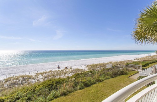 Miramar Beach Condo | Grandview 201 - Gulf Front, Heated Community Pool, Free Beach Service!