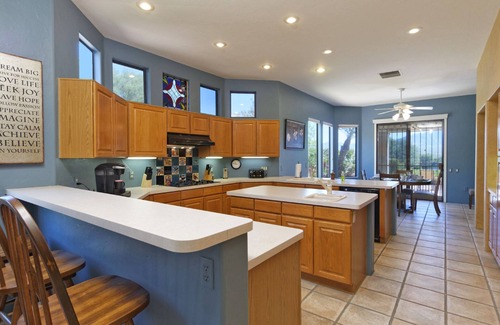 San Ignacio Golf Estates House | Great mountain views overlooking the San Ignacio golf course and pond with fountain