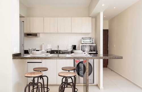 Playacar Fase II Apartment | Ground Fl Studio, Nice area, 2 pools, 15 min walk to beach