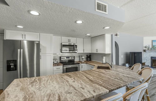 St. Augustine Beach Condo | Ground Floor Oceanfront Condo With Beach Access At Your Back Door!