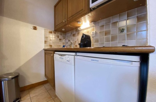 Praz-sur-Arly Apartment | Ground floor, terrace, tv, ski locker, 19m², Praz sur Arly