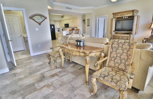 Thomas Drive Condo | Gulf Crest-2 BR on the 22nd floor*Includes Beach Chairs*